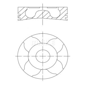MAHLE 229 32 00 Piston